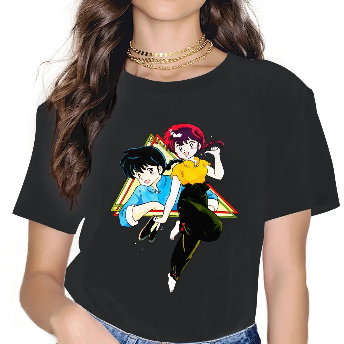 Boy and Girl Classic Women's T Shirt Ranma Manga Hipster Tees Short Sleeve Crewneck T-Shirt 100% Cotton Gift Idea Clothing
Boy and Girl Classic Women's T Shirt Ranma Manga Hipster Tees Short Sleeve Crewneck T-Shirt 100% Cotton Gift Idea Clothing