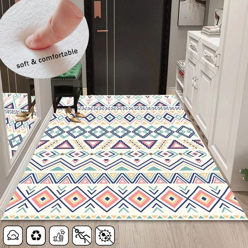Nordic Style Home Decor Entrance Doormat Hall Big Door Mat Large Area Rug Living Room Bedroom Carpet Anti-slip Easy To Clean
Nordic Style Home Decor Entrance Doormat Hall Big Door Mat Large Area Rug Living Room Bedroom Carpet Anti-slip Easy To Clean