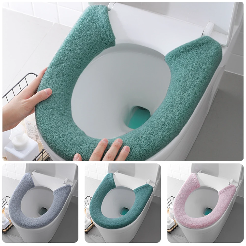 Winter Warm Toilet Seat Cover Mat Bathroom Toilet Pad Cushion With Handle Thicker Soft Washable Reusable Closestool Accessories
Winter Warm Toilet Seat Cover Mat Bathroom Toilet Pad Cushion With Handle Thicker Soft Washable Reusable Closestool Accessories