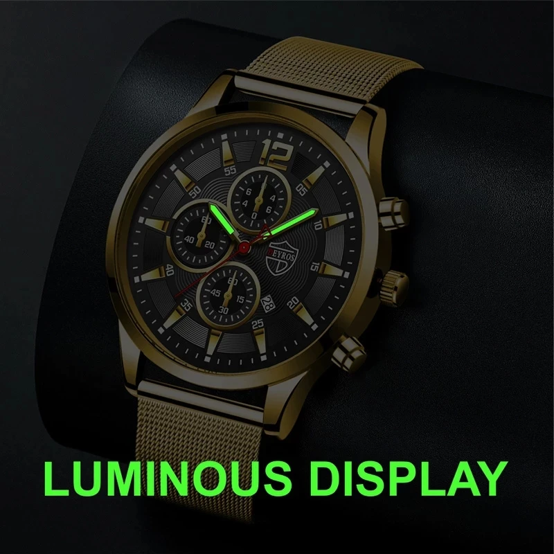 2022 Fashion Mens Watches Luxury Stainless Steel Mesh Belt Quartz Wrist Watch Luminous Clock Men Business Casual Leather Watch
2022 Fashion Mens Watches Luxury Stainless Steel Mesh Belt Quartz Wrist Watch Luminous Clock Men Business Casual Leather Watch