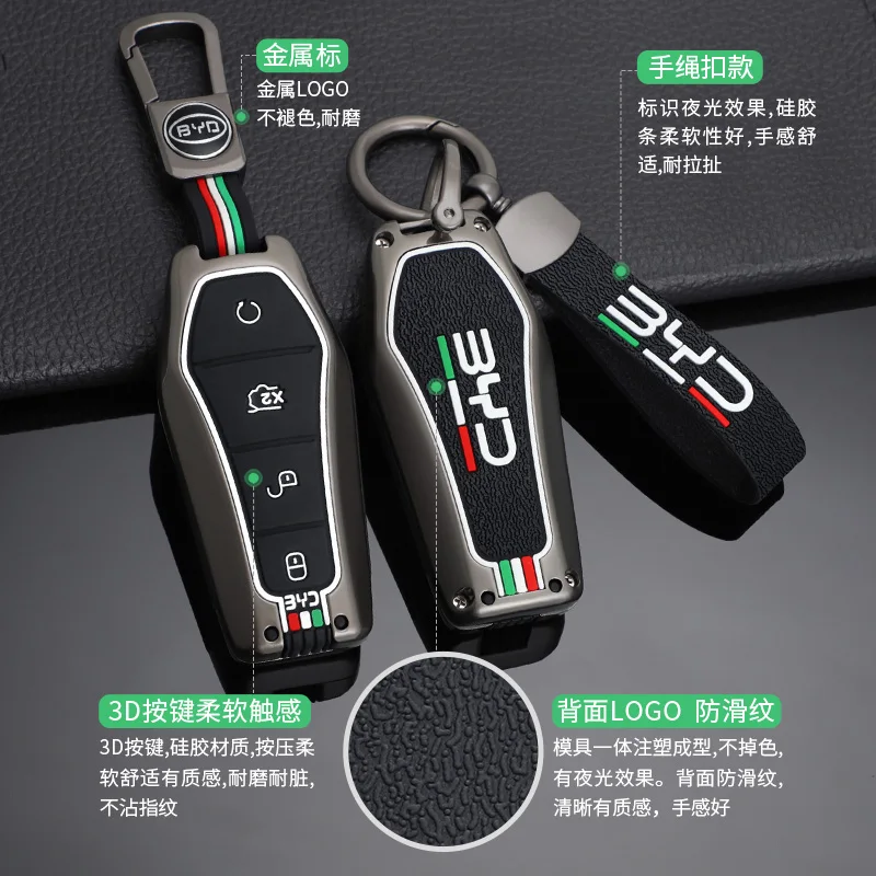 Car Key Case Cover Holder Fob For BYD Second Song Tang Pro QIn Pro Generation Han Ev Dm PLUS MAX Yuan Atto 3 Dolphin Accessories
Car Key Case Cover Holder Fob For BYD Second Song Tang Pro QIn Pro Generation Han Ev Dm PLUS MAX Yuan Atto 3 Dolphin Accessories