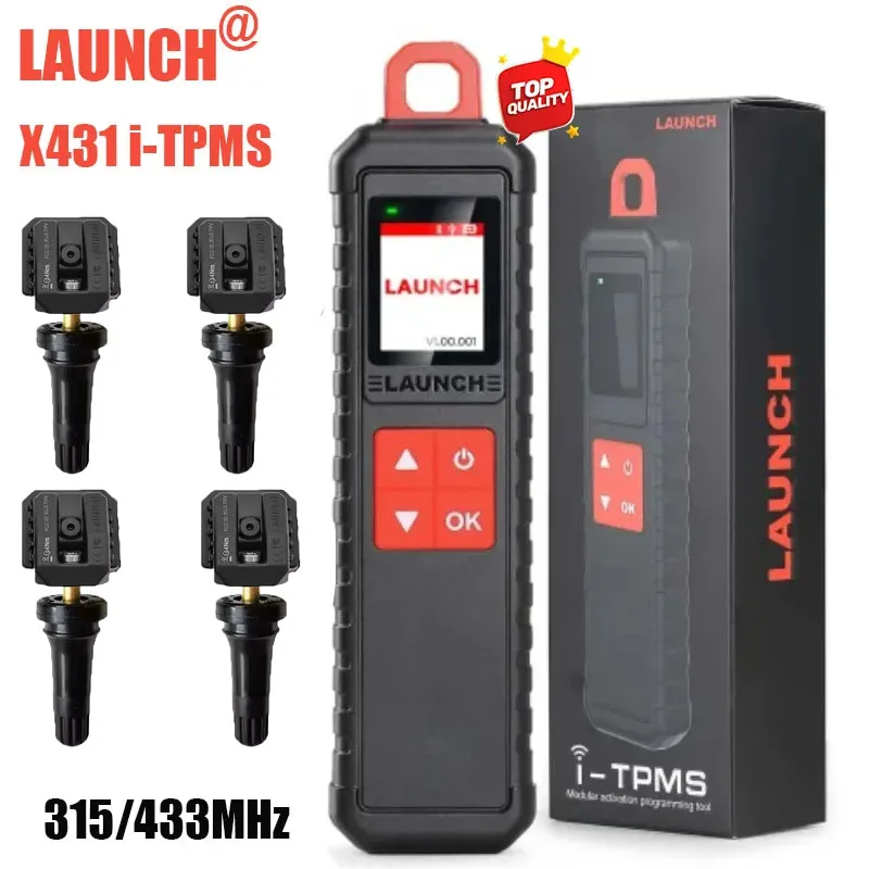 Лучший диагностический инструмент LAUNCH X431 I-TPMS для измерения давления в шинах автомобиля, активное программирование датчиков 315/433 МГц RF для диагностики через приложение I-TPMS
Лучший диагностический инструмент LAUNCH X431 I-TPMS для измерения давления в шинах автомобиля, активное программирование датчиков 315/433 МГц RF для диагностики через приложение I-TPMS