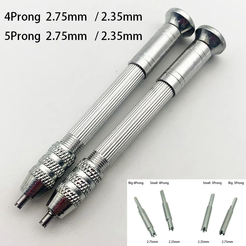 New Screwdriver 2.75mm 2.35mm 4&5 Spokes Prongs Star For Richard Mille Watch Repair Tool RM
New Screwdriver 2.75mm 2.35mm 4&5 Spokes Prongs Star For Richard Mille Watch Repair Tool RM