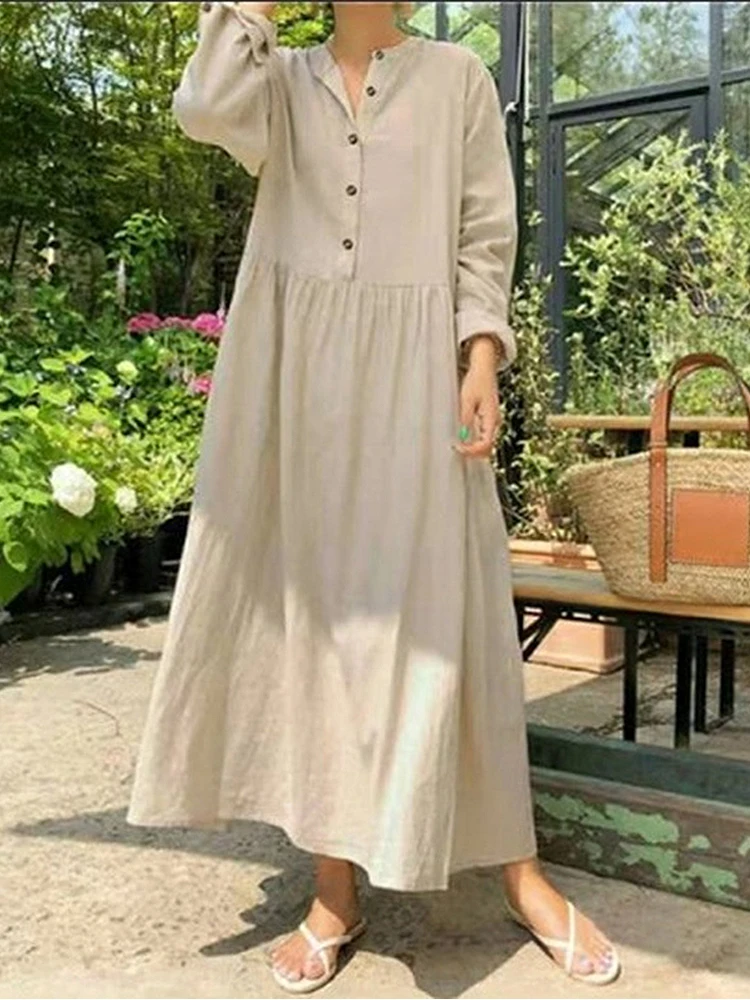 Spring Autumn Women Casual Solid Long Shirt Dress Patchwork Long Maxi Vestidos Office Lady Work Cotton Dress Party Robe Femme
Spring Autumn Women Casual Solid Long Shirt Dress Patchwork Long Maxi Vestidos Office Lady Work Cotton Dress Party Robe Femme