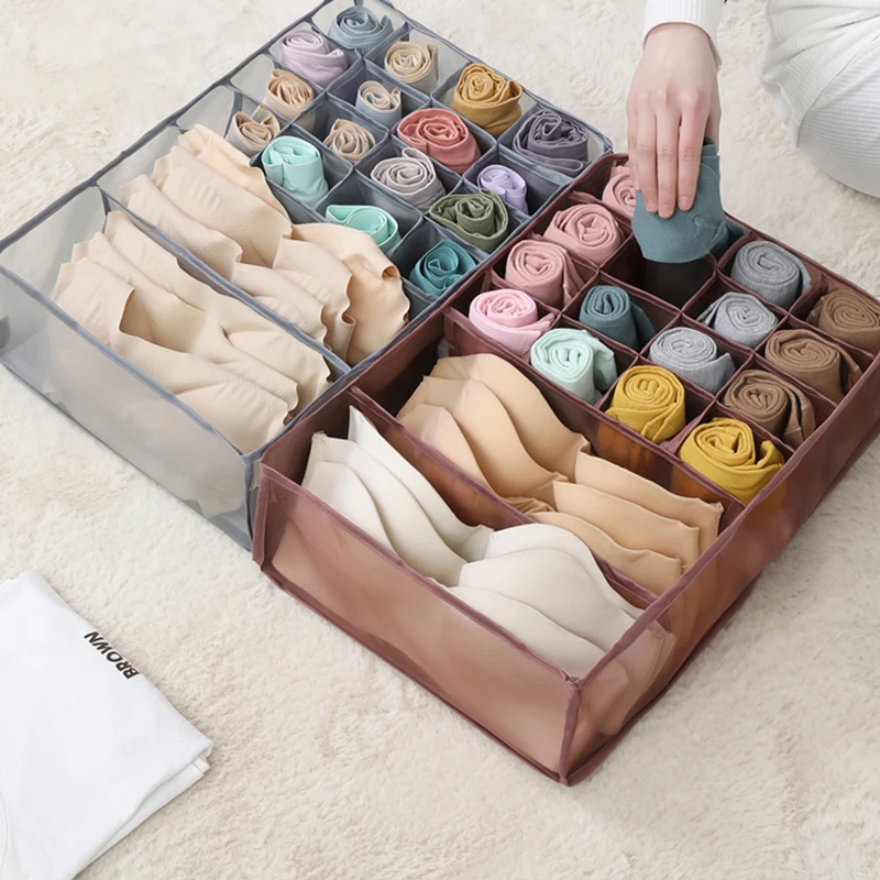 Drawers Divider Boxes Underwear Clothes Organizer Drawer Nylon Divider Closet Organizer for Folding Ties Socks Shorts Organizer
Drawers Divider Boxes Underwear Clothes Organizer Drawer Nylon Divider Closet Organizer for Folding Ties Socks Shorts Organizer