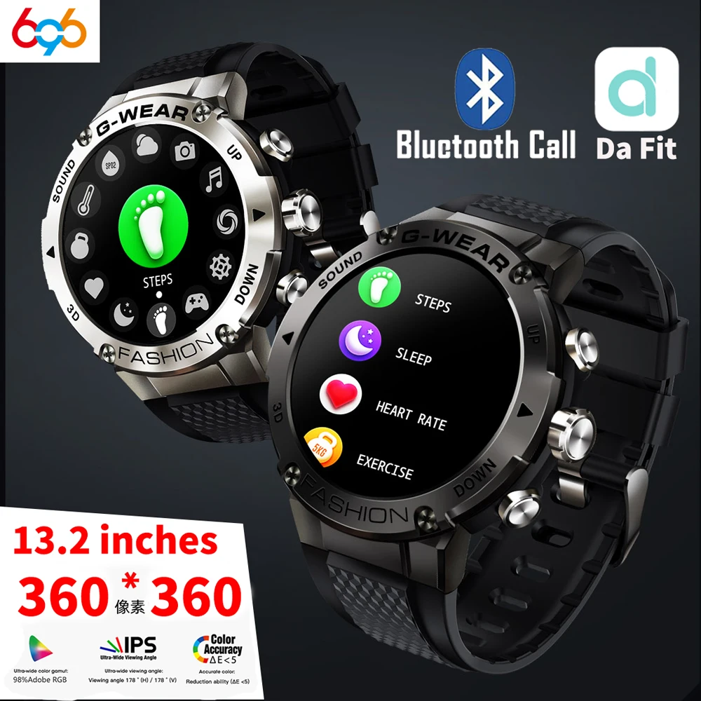 2022 696 K28H Men Smart Watch BT Call 1.32 IPS 360*360 HD Screen Sports Smartwatch Fitness Tracker 380mAH Music Clock For Xiaomi
2022 696 K28H Men Smart Watch BT Call 1.32 IPS 360*360 HD Screen Sports Smartwatch Fitness Tracker 380mAH Music Clock For Xiaomi