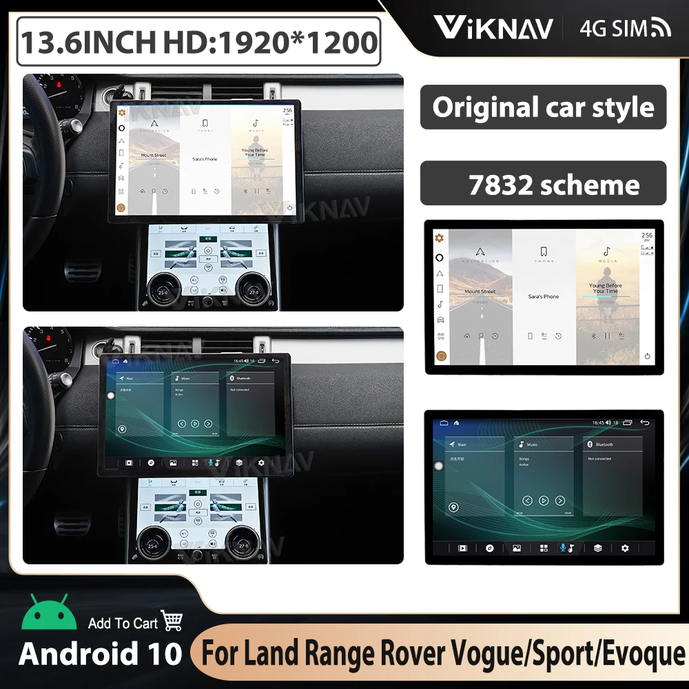 Сенсорный экран для Land Rover Range Rover Vogue / Sport / Evoque 2013-2018, автомобильное радио 13,6 дюймов, Android 10, автоаудио, CarPlay, GPS
Сенсорный экран для Land Rover Range Rover Vogue / Sport / Evoque 2013-2018, автомобильное радио 13,6 дюймов, Android 10, автоаудио, CarPlay, GPS