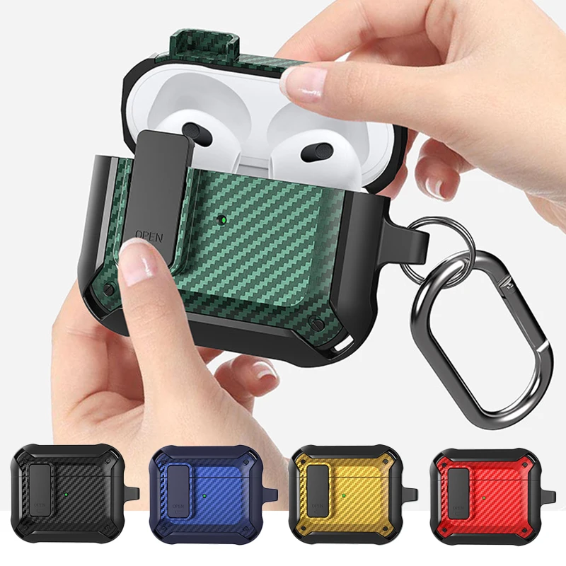 Чехол для переключателя для AirPods 3 Pro 2, противоударный чехол для AirPods Pro 2 3, текстурный чехол для наушников из углеродного волокна для AirPods 3 Pro2 ...
Чехол для переключателя для AirPods 3 Pro 2, противоударный чехол для AirPods Pro 2 3, текстурный чехол для наушников из углеродного волокна для AirPods 3 Pro2 ...