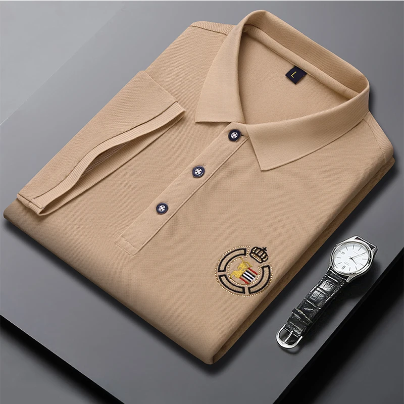 5 Colors!2023 Summer New Men's POLO T-shirt Embroidered Business Casual Solid T-shirts Polos M-3XL
5 Colors!2023 Summer New Men's POLO T-shirt Embroidered Business Casual Solid T-shirts Polos M-3XL