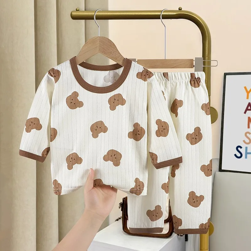 0-4 Age Baby Clothes Leisure Wear Kids Girl Boys Printed Bear Cute Pajamas Set Summer Costume Toddler Two-piece Suit Home Wear
0-4 Age Baby Clothes Leisure Wear Kids Girl Boys Printed Bear Cute Pajamas Set Summer Costume Toddler Two-piece Suit Home Wear