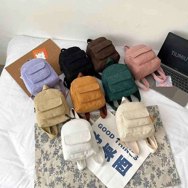Female Color Backpacks School Travel Women Corduroy Rucksack Fashion Casual Mini For Backpack Girls Baskpack Solid Small Outdoor
Female Color Backpacks School Travel Women Corduroy Rucksack Fashion Casual Mini For Backpack Girls Baskpack Solid Small Outdoor