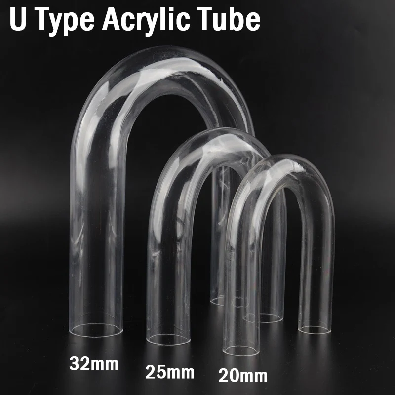 O.D 20~32mm Aquarium Fish Tank U-shape Air Tube Fittings Transparent U-Tube Acrylic Pipe Fittings Plexiglass Elbow Connector
O.D 20~32mm Aquarium Fish Tank U-shape Air Tube Fittings Transparent U-Tube Acrylic Pipe Fittings Plexiglass Elbow Connector