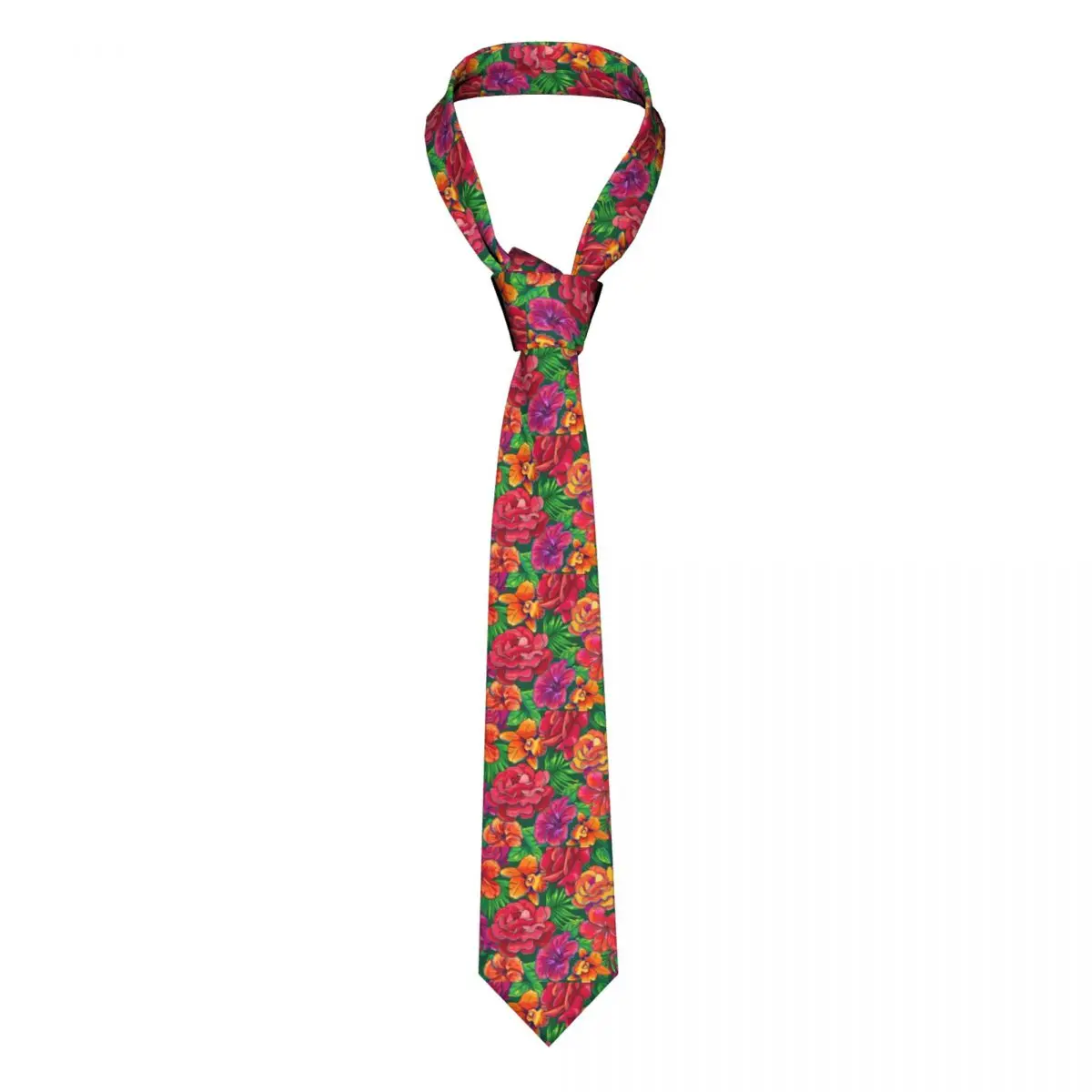 

Tie For Men Formal Skinny Neckties Classic Men's Leaves And Roses Wedding Tie Gentleman Narrow
