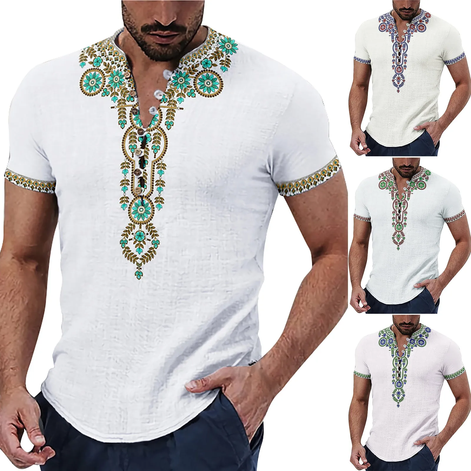 

Мужская Дизайнерская одежда, стильные рубашки в стиле кэжуал, рубашки с принтом «складная доска», рубашки с коротким рукавом, футболки с графическим принтом, мужская одежда