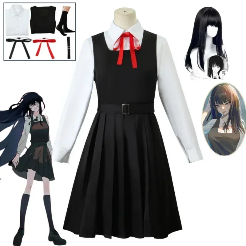 Anime Chainsaw Man Cosplay Mitaka Asa Seragam JK School Uniform Women's Shirt Uniform Dress Halloween Party Set
Anime Chainsaw Man Cosplay Mitaka Asa Seragam JK School Uniform Women's Shirt Uniform Dress Halloween Party Set