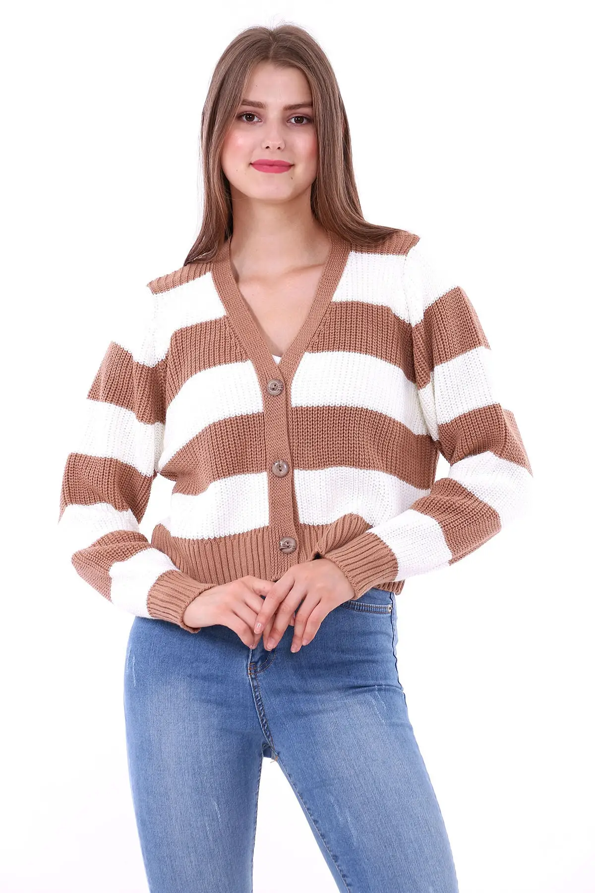 Women's Cardigan 2 Colors, Striped, Buttoned, Knitwear Casual Knitted Quality Fashion Cardigan Sweaters Loose Sweater Sweater Jumper
Women's Cardigan 2 Colors, Striped, Buttoned, Knitwear Casual Knitted Quality Fashion Cardigan Sweaters Loose Sweater Sweater Jumper