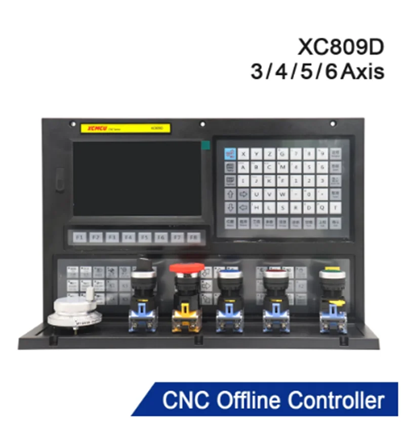 XC809D 3-6 Axis USB CNC Control System Controller 24V Support FANUC G-code Offline Milling Boring Tapping Drilling Feeding
XC809D 3-6 Axis USB CNC Control System Controller 24V Support FANUC G-code Offline Milling Boring Tapping Drilling Feeding