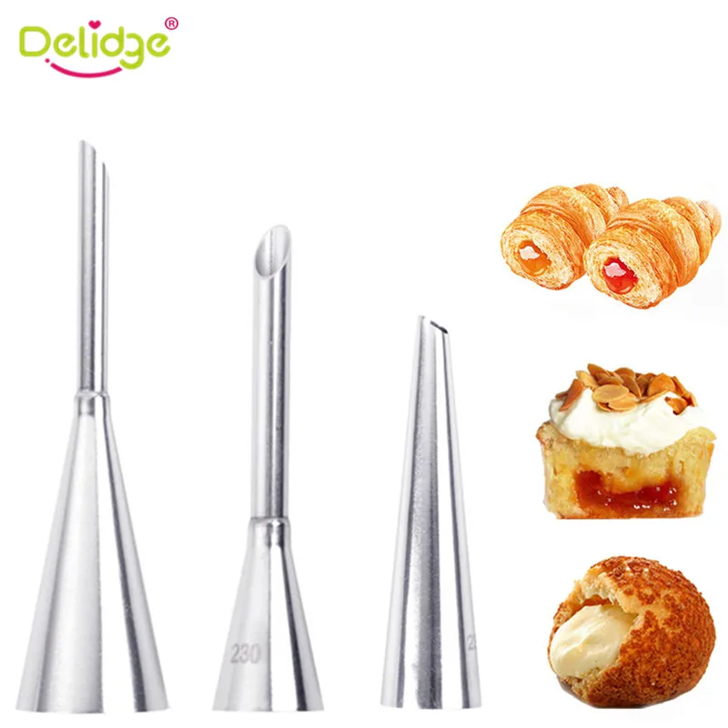 3Pcs/Set Stainless Steel Nozzles Piping Bag DIY Cake Decorating Tips For Puff Cream Nozzles Kitchen Tool
3Pcs/Set Stainless Steel Nozzles Piping Bag DIY Cake Decorating Tips For Puff Cream Nozzles Kitchen Tool