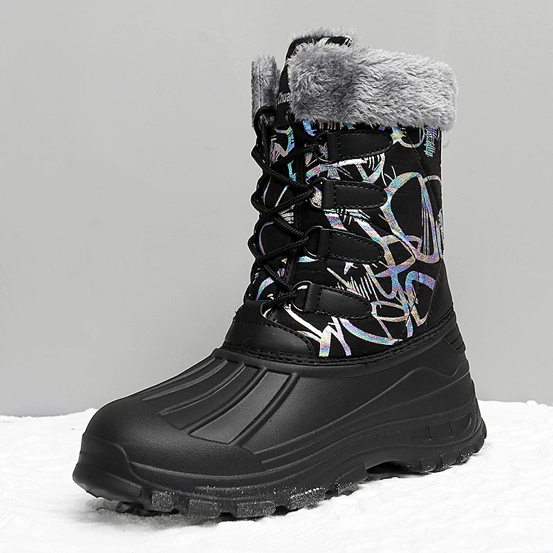 2022 Winter Women Boots Casual Warm Fur Mid-Calf Boots Shoes Women Slip-On Round Toe Wedges Snow Boots Shoes
2022 Winter Women Boots Casual Warm Fur Mid-Calf Boots Shoes Women Slip-On Round Toe Wedges Snow Boots Shoes