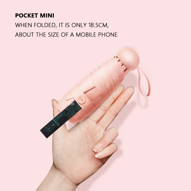 Folding Sun Umbrellas Mini Lightweight Rainproof Portable With Gift Box Summer Gifts Pocket Sun Shade Umbrella Dual-use Fashion
Folding Sun Umbrellas Mini Lightweight Rainproof Portable With Gift Box Summer Gifts Pocket Sun Shade Umbrella Dual-use Fashion