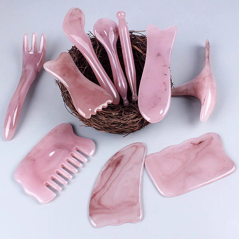 Resin Guasha Scraping Massage Scraper Face Neck Skin Massager Acupuncture Gua Sha Board Acupoint Face Eye Care SPA Massage Tool
Resin Guasha Scraping Massage Scraper Face Neck Skin Massager Acupuncture Gua Sha Board Acupoint Face Eye Care SPA Massage Tool