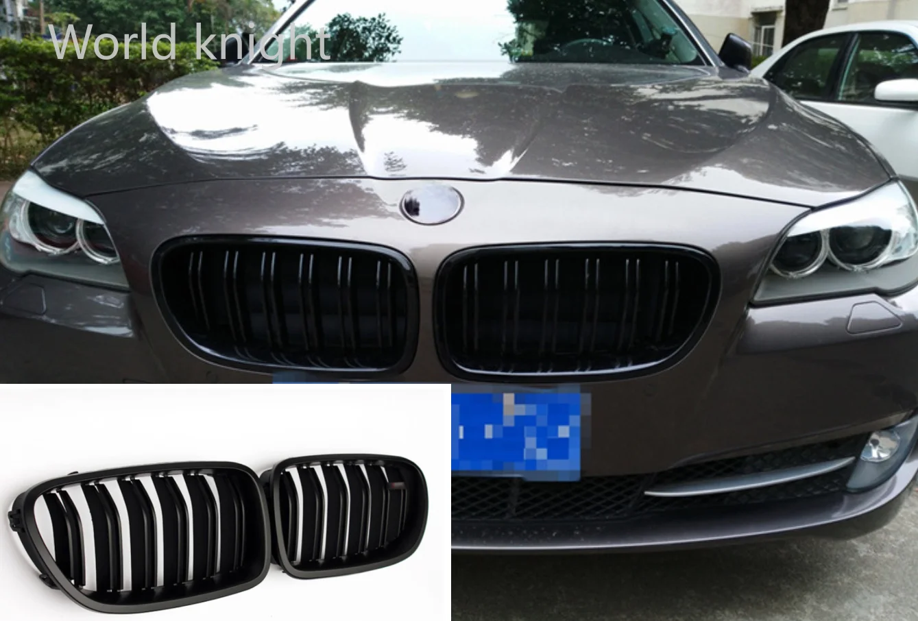 Серебристый + черный двойной плавник Передняя решетка гриль капот для BMW F10 F11 5 2010-2015
Серебристый + черный двойной плавник Передняя решетка гриль капот для BMW F10 F11 5 2010-2015