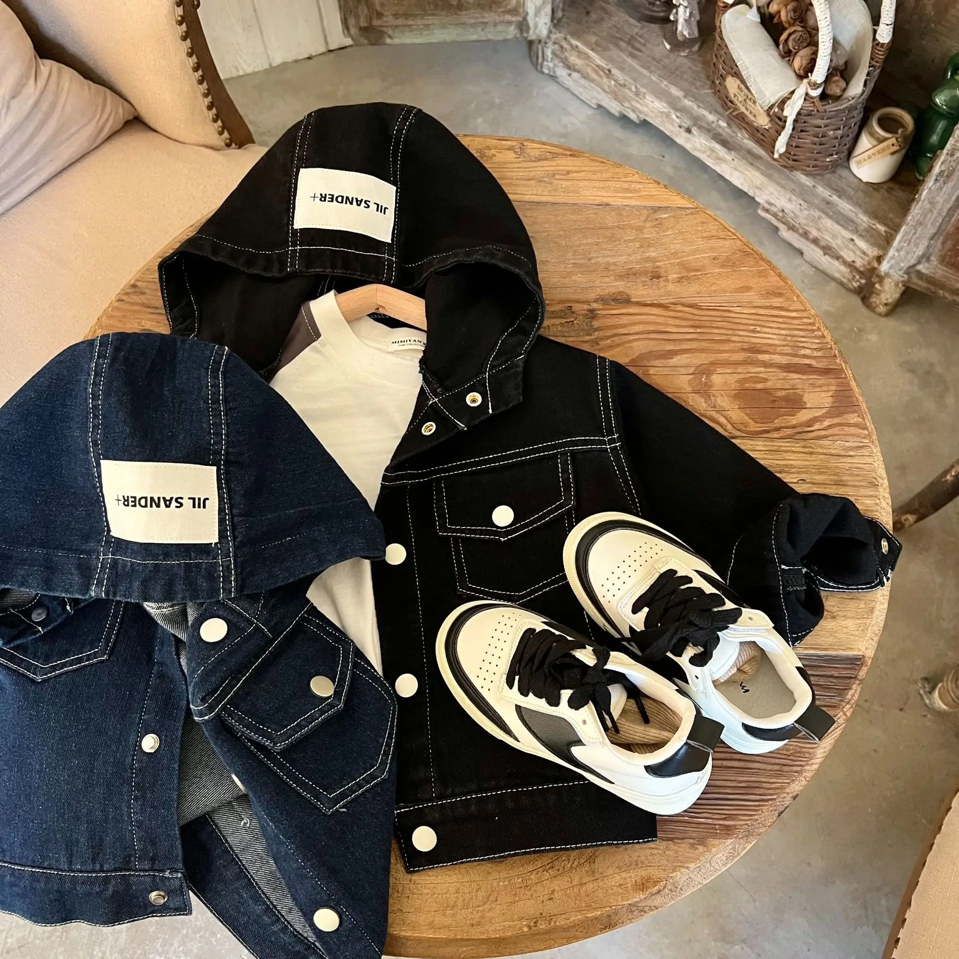 Fashion Children's Jacket 2022 Autumn New Baby Boys and Girls Hooded Denim Jacket Toddler Solid Color Short Jacket Boy Outwear
Fashion Children's Jacket 2022 Autumn New Baby Boys and Girls Hooded Denim Jacket Toddler Solid Color Short Jacket Boy Outwear
