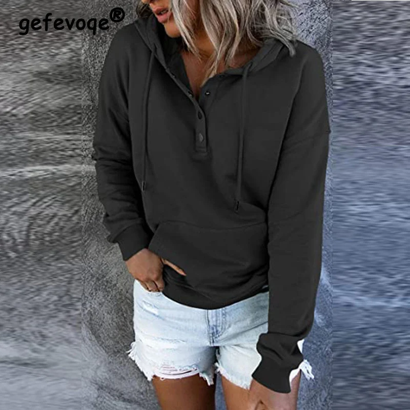 Autumn Winter Women's Casual Solid Loose Long Sleeve Drawstring Streetwear Oversized Hooded Sweatshirts Female Pullover Hoodies
Autumn Winter Women's Casual Solid Loose Long Sleeve Drawstring Streetwear Oversized Hooded Sweatshirts Female Pullover Hoodies