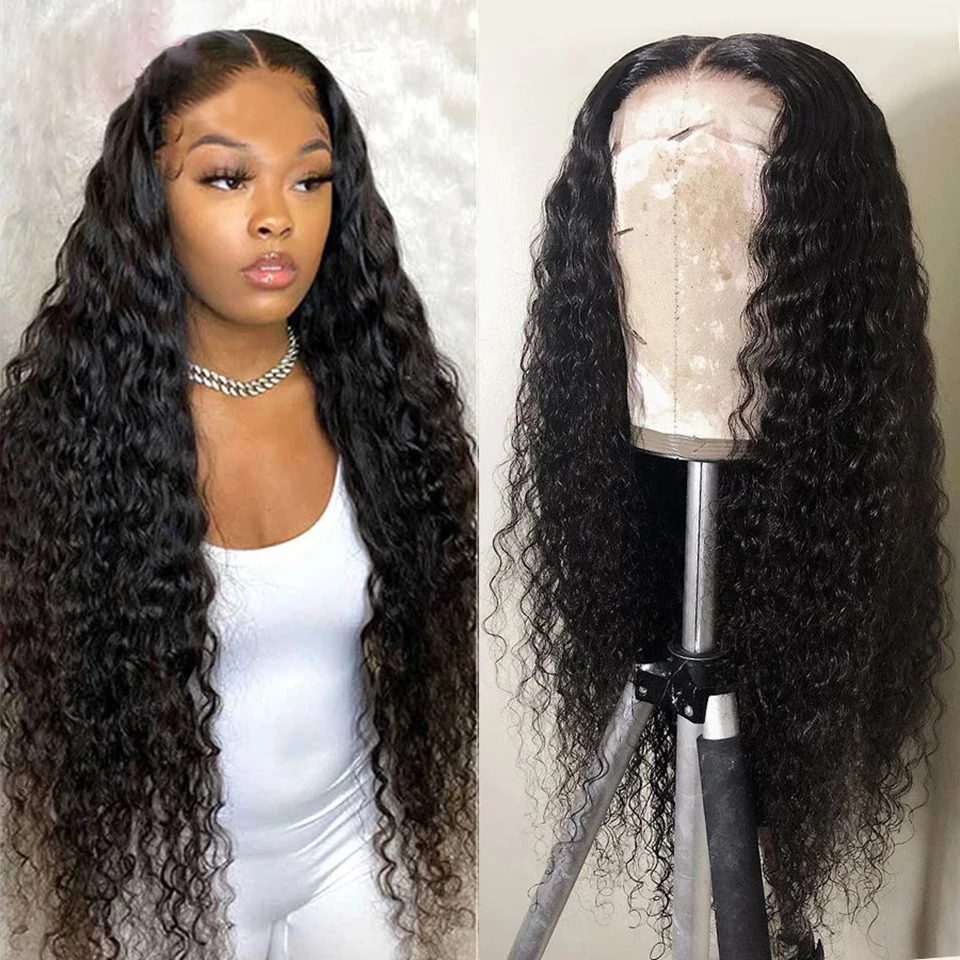 Water Wave Human Hair Lace Frontal Wig 30 Inch Pre Plucked 13x4 Human Hair Wigs for Women Deep Wave Wig Perruque Cheveux Humain
Water Wave Human Hair Lace Frontal Wig 30 Inch Pre Plucked 13x4 Human Hair Wigs for Women Deep Wave Wig Perruque Cheveux Humain