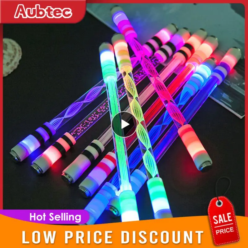 1~5PCS Cool Rotating LED Flash Spinner Pen AdultStress Reliever Kids Luminous Spinning Pens with Battery Finger Toy Fidget
1~5PCS Cool Rotating LED Flash Spinner Pen AdultStress Reliever Kids Luminous Spinning Pens with Battery Finger Toy Fidget