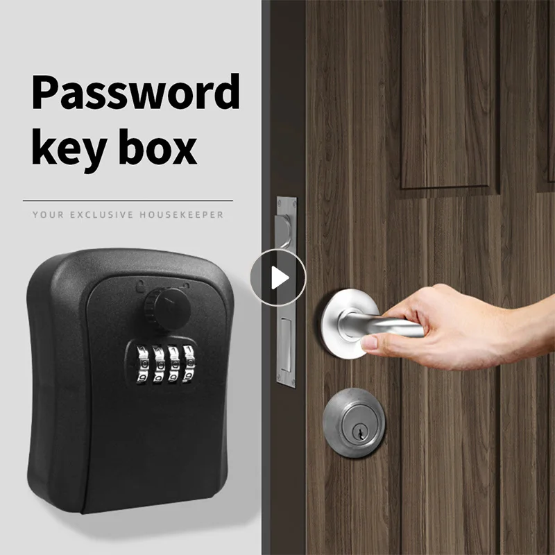 Key Lock Box Wall-mounted Plastic Key Safe Weatherproof 4 Combination Key Storage Lock Box For Indoor Outdoor Use Storage Box
Key Lock Box Wall-mounted Plastic Key Safe Weatherproof 4 Combination Key Storage Lock Box For Indoor Outdoor Use Storage Box