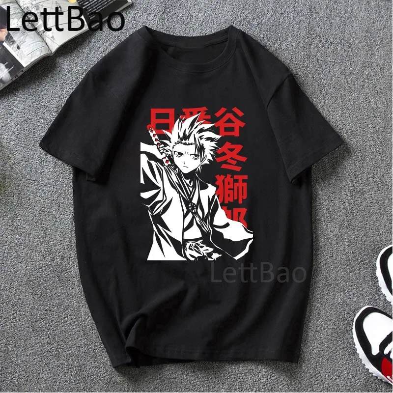 Футболка Toshiro Hitsugaya с рисунком аниме для женщин и мужчин, уличная одежда, хлопковые футболки с круглым вырезом
Футболка Toshiro Hitsugaya с рисунком аниме для женщин и мужчин, уличная одежда, хлопковые футболки с круглым вырезом