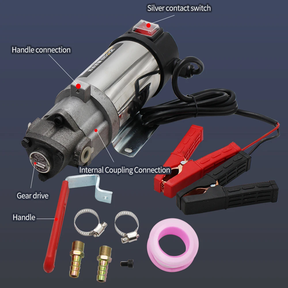 Electric Automatic Fuel Transfer Pump For Pumping Oil Diesel Kerosene Water 12V 24V 220V Small Auto Refueling Pump 2.5-7.5L
Electric Automatic Fuel Transfer Pump For Pumping Oil Diesel Kerosene Water 12V 24V 220V Small Auto Refueling Pump 2.5-7.5L