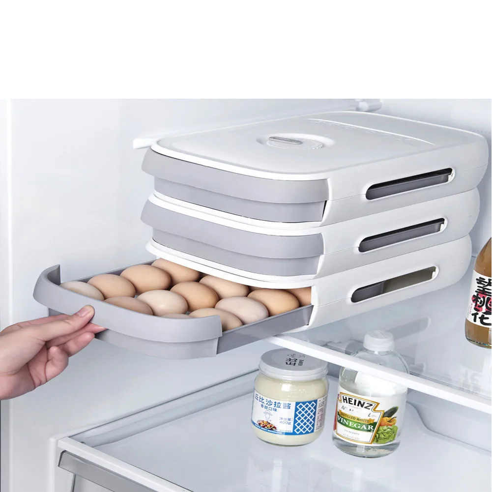 Drawer Type Egg Storage Box Refrigerator Fresh Egg Finishing Equipment Thickened Large Capacity Egg Tray Kitchen Accessories
Drawer Type Egg Storage Box Refrigerator Fresh Egg Finishing Equipment Thickened Large Capacity Egg Tray Kitchen Accessories