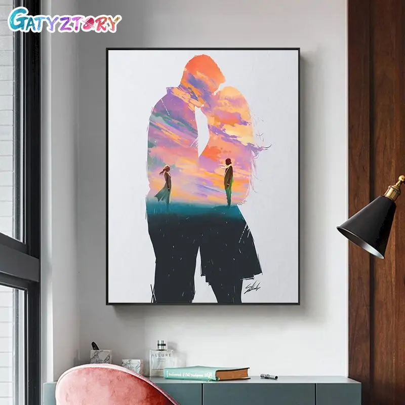 GATYZTORY Painting By Numbers Couples Painting DIY Crafts Acrylic Paint Number Painting ON Canvas Painting For Wall Art 40x50CM
GATYZTORY Painting By Numbers Couples Painting DIY Crafts Acrylic Paint Number Painting ON Canvas Painting For Wall Art 40x50CM
