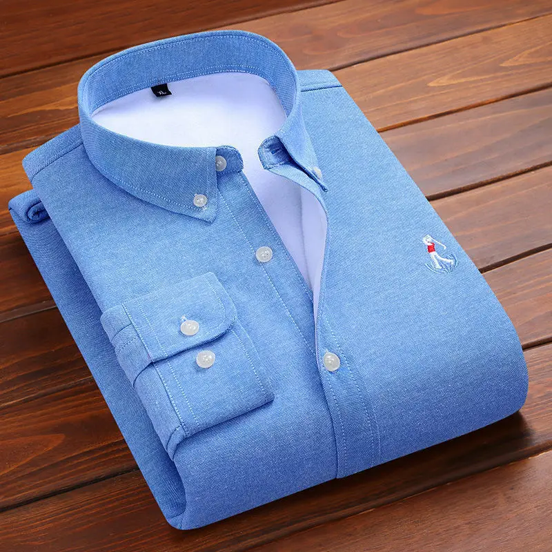Autumn and winter slim warm plaid men's long sleeve shirt with thick fleece non-ironing business high quality casual wear
Autumn and winter slim warm plaid men's long sleeve shirt with thick fleece non-ironing business high quality casual wear