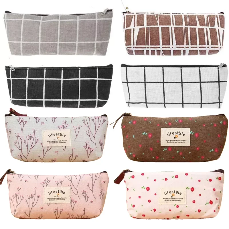 Zipper Bags for Pencil Students Pencil Case Striped Grid Pencil Bag Pouch Floral Flower Kids Primary Students Gift Pen Bags
Zipper Bags for Pencil Students Pencil Case Striped Grid Pencil Bag Pouch Floral Flower Kids Primary Students Gift Pen Bags