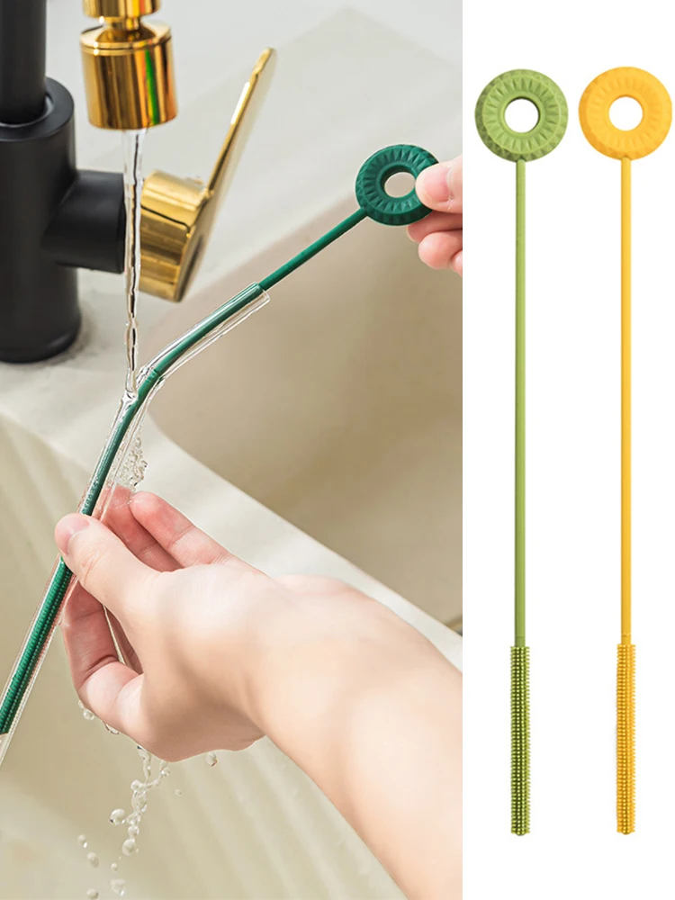 Silicone Straw Cleaning Brush Reusable Eco-Friendly Drinking Straw Cleaner Round Brush Soft Hair Cleaning Tool Does Cup Brush
Silicone Straw Cleaning Brush Reusable Eco-Friendly Drinking Straw Cleaner Round Brush Soft Hair Cleaning Tool Does Cup Brush