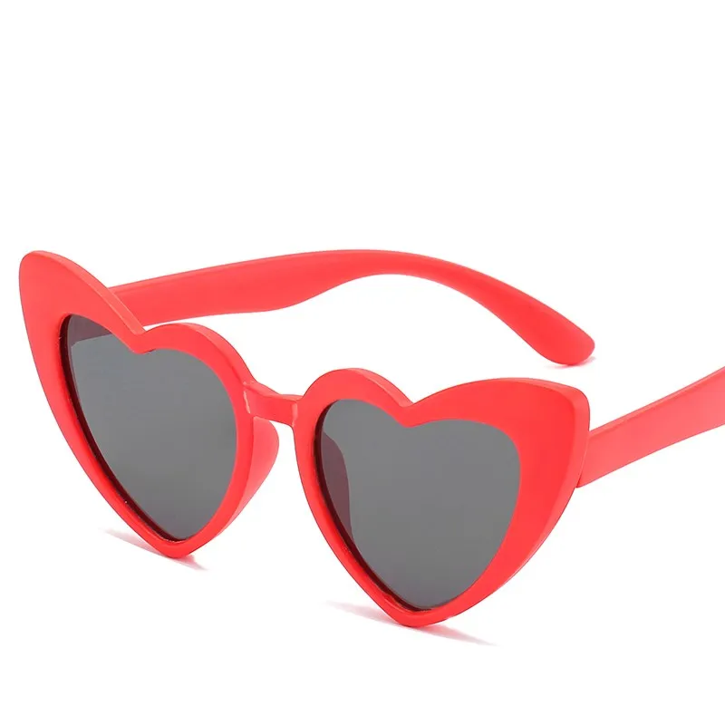 Резиновые солнцезащитные очки Polaroid для маленьких девочек детские с сердечками