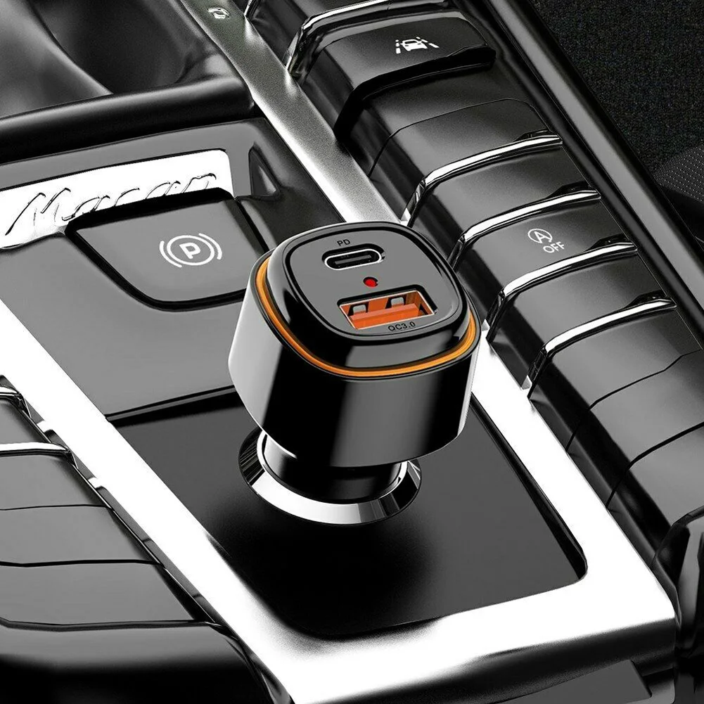 Car Charge Device Car Charger ABS + PC Adapter Car Charger Dual Port Flexible PD Quick Charge 18W Car Brand New
Car Charge Device Car Charger ABS + PC Adapter Car Charger Dual Port Flexible PD Quick Charge 18W Car Brand New