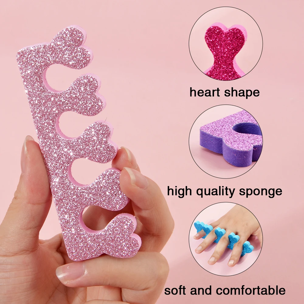 8Pcs/Pack Nail Art Sponge Finger Separator Toes Separator Sponge With Glitter Powder Professional Nail Tools Manicure Pedicure
8Pcs/Pack Nail Art Sponge Finger Separator Toes Separator Sponge With Glitter Powder Professional Nail Tools Manicure Pedicure