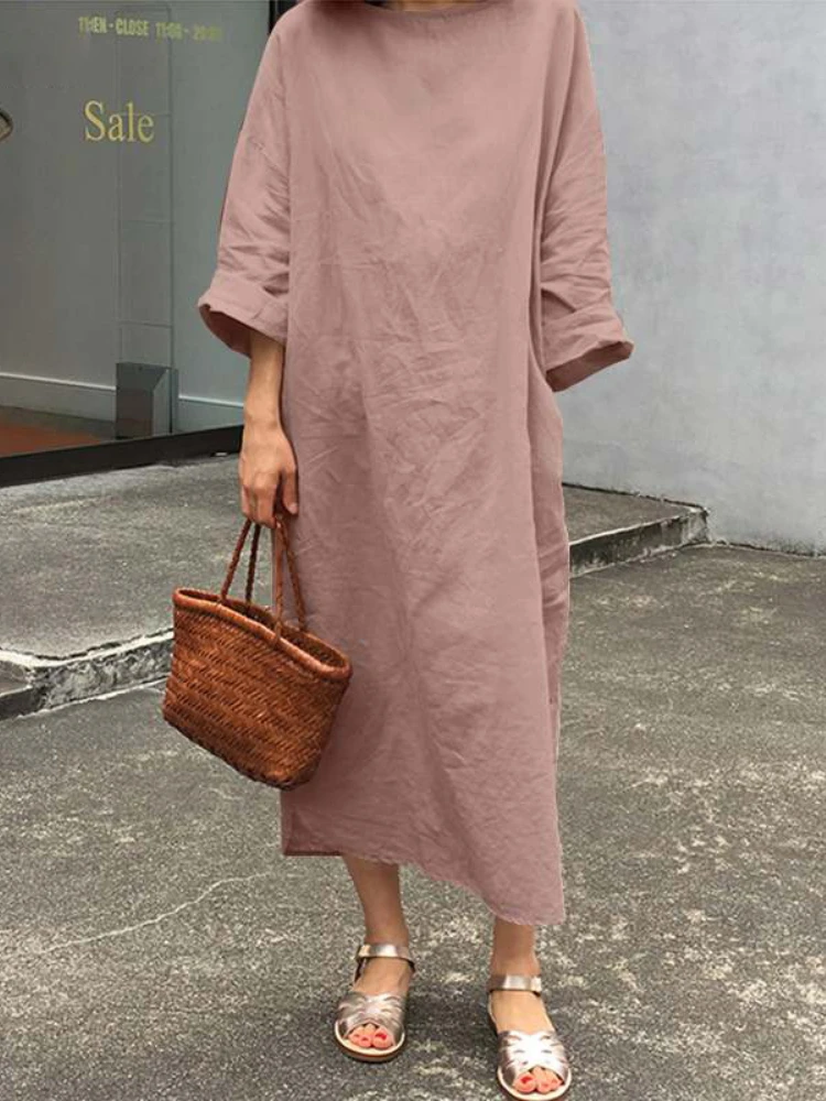 Summer New Dresses for Women 2023 O-Neck Oversize Casual Streetwear Elegant Long Dresses Fashion LOOSE Long Sleeve Solid Robe
Summer New Dresses for Women 2023 O-Neck Oversize Casual Streetwear Elegant Long Dresses Fashion LOOSE Long Sleeve Solid Robe