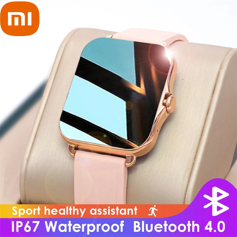 XIAOMI Women Smart watch Men 1.69" Color Screen Full touch Fitness Tracker Bluetooth Call Smart Clock Ladies Smart Watch
XIAOMI Women Smart watch Men 1.69" Color Screen Full touch Fitness Tracker Bluetooth Call Smart Clock Ladies Smart Watch