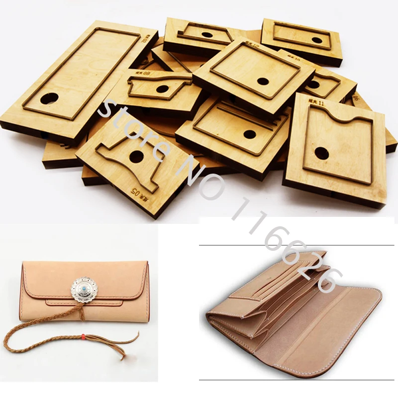 

DIY leather craft women long wallet cardholder cutting dies knife mold metal hollowed punch tool blade