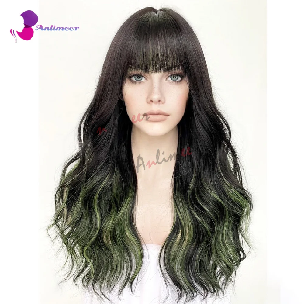 Ombre Black Green Wig Human Hair Wig With Bang Human Wigs Lace Front Pre Plucked Silk Base 4x4 Lace Front Wigs Human Hair
Ombre Black Green Wig Human Hair Wig With Bang Human Wigs Lace Front Pre Plucked Silk Base 4x4 Lace Front Wigs Human Hair