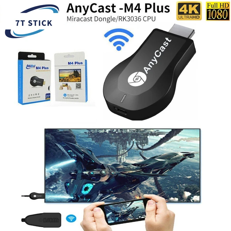 7T Stick M4 Plus несколько мини-ТВ-стиков для Smart TV Anycast адаптер программный ключ WiFi для Android 1080P DLNA Airplay для Android IOS
7T Stick M4 Plus несколько мини-ТВ-стиков для Smart TV Anycast адаптер программный ключ WiFi для Android 1080P DLNA Airplay для Android IOS