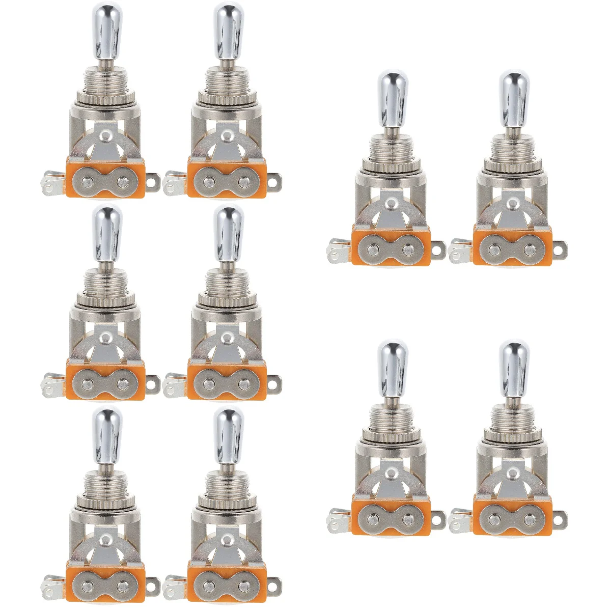 10 Guitar 3 Way Switch Metal Pickup Selector Toggle Switch Electric Guitar Accessory 
10 Guitar 3 Way Switch Metal Pickup Selector Toggle Switch Electric Guitar Accessory