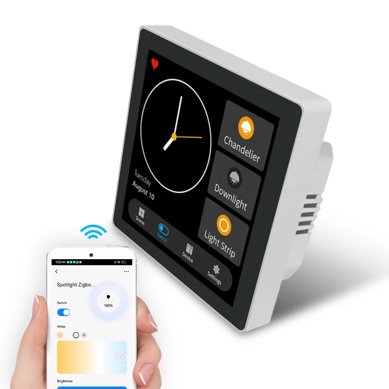Умный многофункциональный переключатель zigbee, панельный переключатель с регулировкой яркости, два в одном
Умный многофункциональный переключатель zigbee, панельный переключатель с регулировкой яркости, два в одном