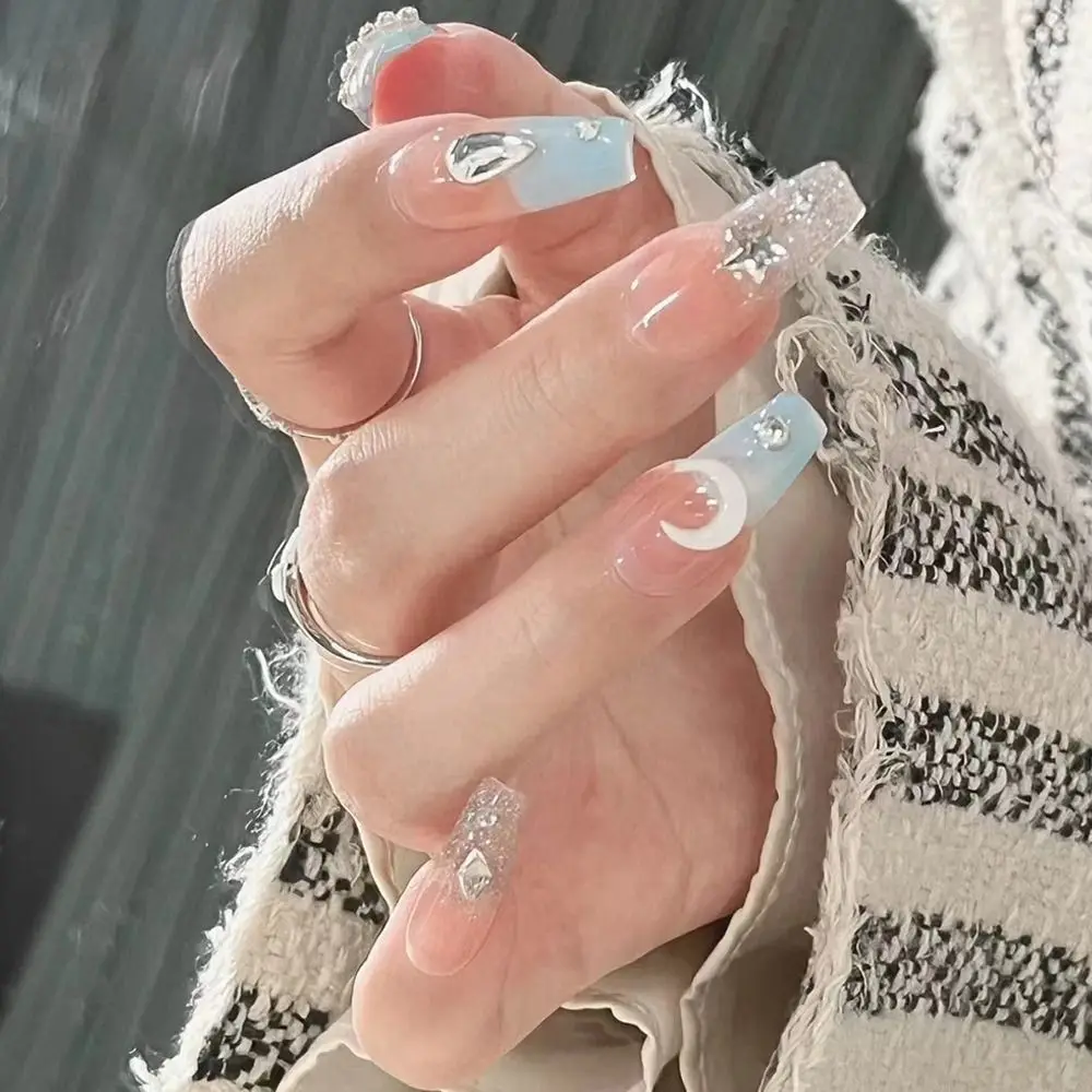 24pcs Nail Tips Crystal Star Moon Press on Nails Fake Nials False Nails Purple Butterfly French LongBallerina
24pcs Nail Tips Crystal Star Moon Press on Nails Fake Nials False Nails Purple Butterfly French LongBallerina
