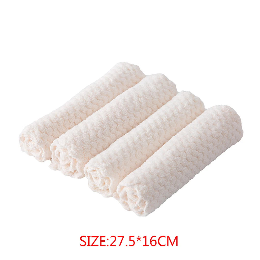 New Arrival 4pcs Pure Colors Pineapple Pattern Rag Dish Cloth Pot Washing Pad Towel Kitchen Cleaning Tool
New Arrival 4pcs Pure Colors Pineapple Pattern Rag Dish Cloth Pot Washing Pad Towel Kitchen Cleaning Tool